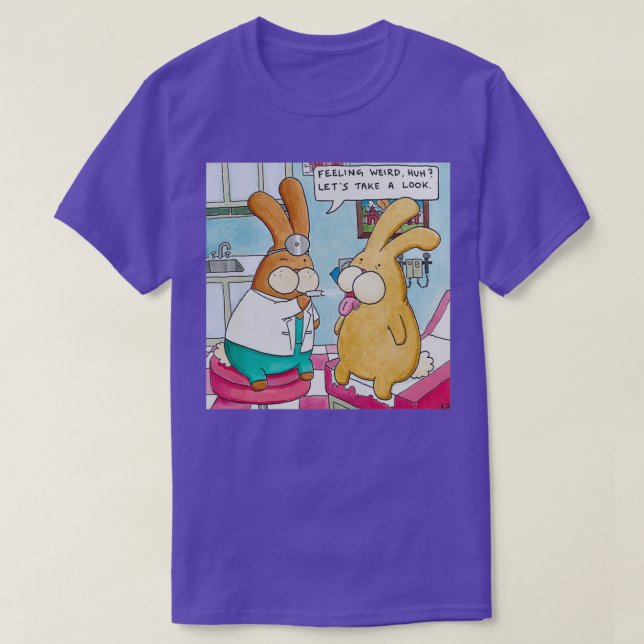 Boddy Bunny MD at Work T-Shirt (Design Front)
