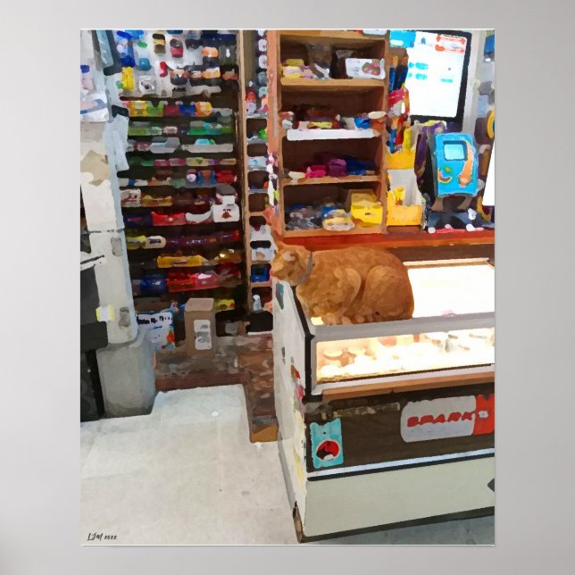 Bodega Cat Poster (Front)