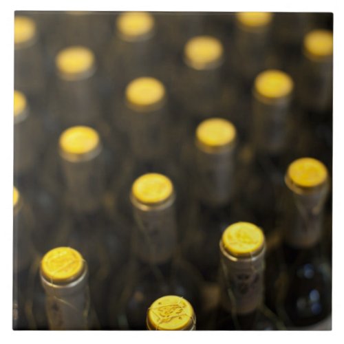 Bodega Marques de Riscal winery wine bottles Ceramic Tile
