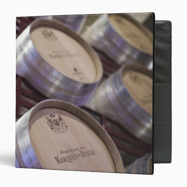 Bodega Marques de Riscal winery, wine cellar Binder (Front/Inside)