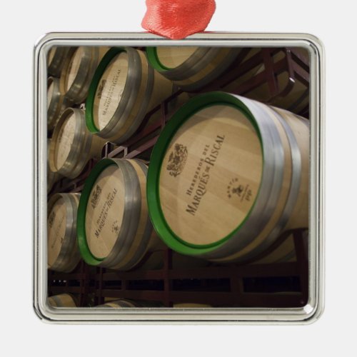 Bodega Marques de Riscal winery wine cellar Metal Ornament