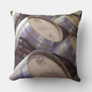 Bodega Marques de Riscal winery, wine cellar Throw Pillow