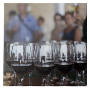 Bodega Marques de Riscal winery, wine tasting Ceramic Tile