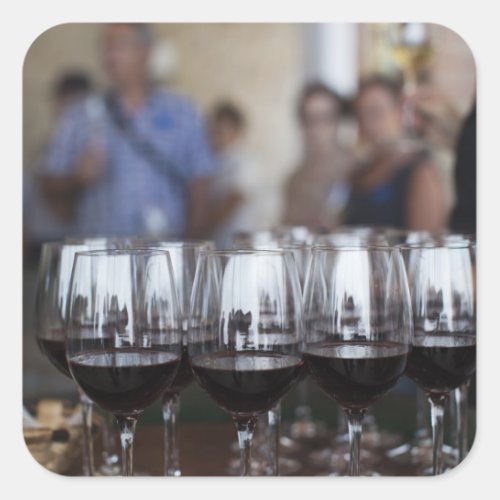 Bodega Marques de Riscal winery wine tasting Square Sticker