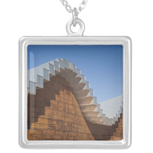 Bodegas Ysios winery Silver Plated Necklace (Front)