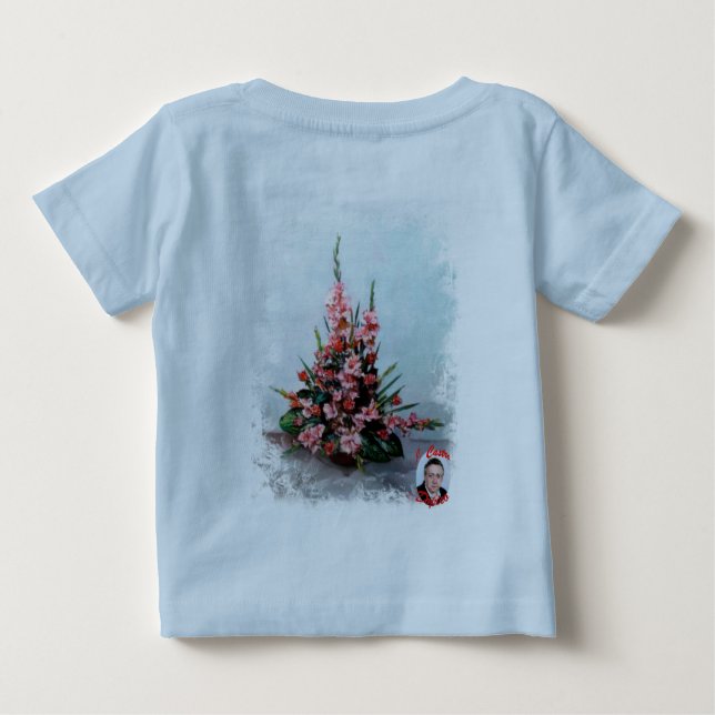 Bodegón de flores/Still life of flowers Baby T-Shirt (Back)