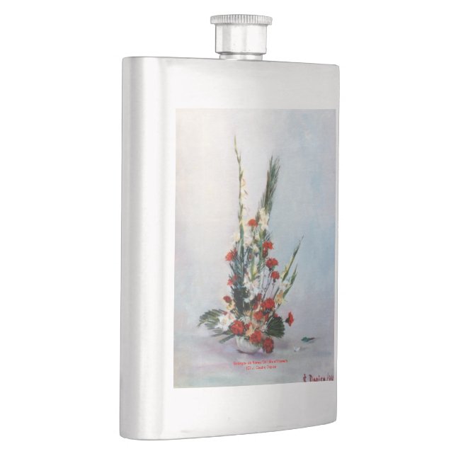 Bodegón de flores/Still life of flowers Flask (Right)