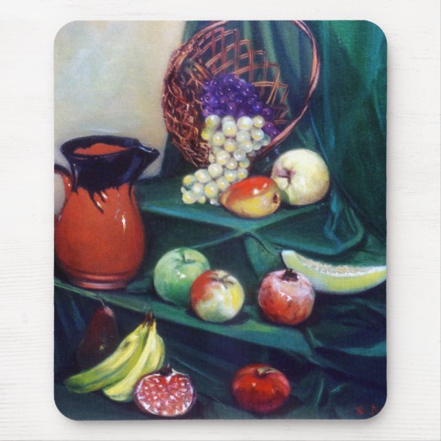 Bodegón de flores/Still life of flowers Mouse Pad (Front)