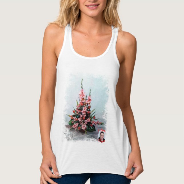 Bodegón de flores tank top (Front)