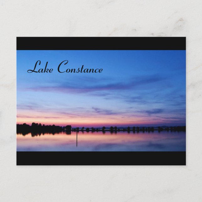 Bodensee at Sunset - Postcard (Front)