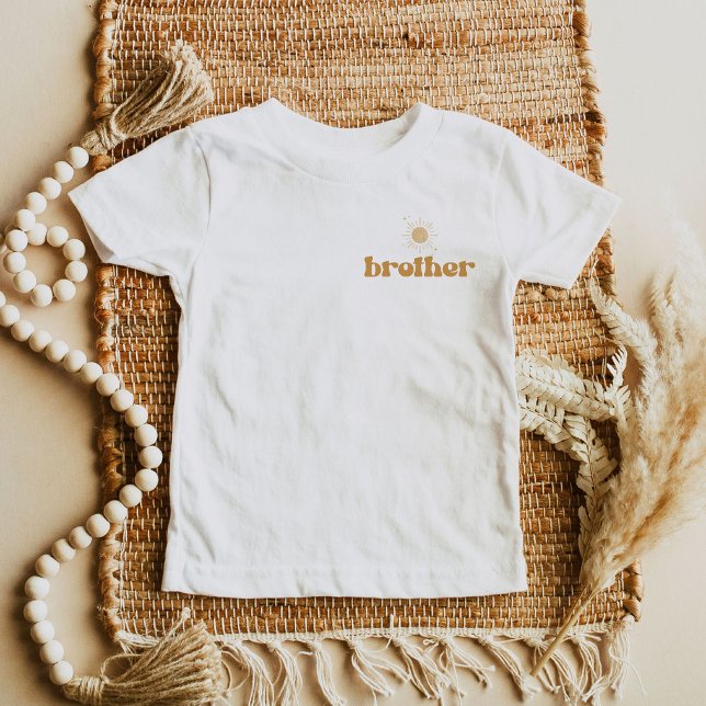 BODHI Boho Sun Brother of One Happy Dude Baby T-Shirt (Creator Uploaded)