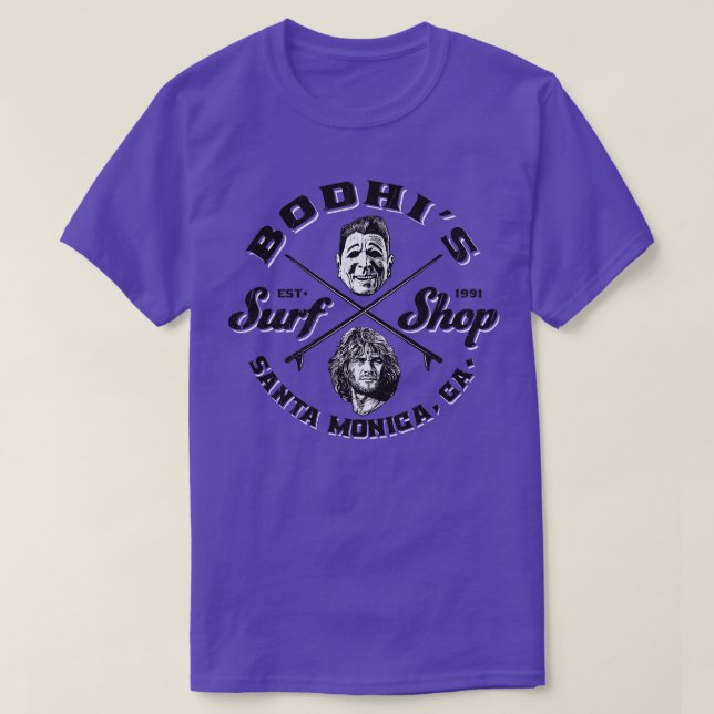 Bodhis Surf Shop T-Shirt (Design Front)