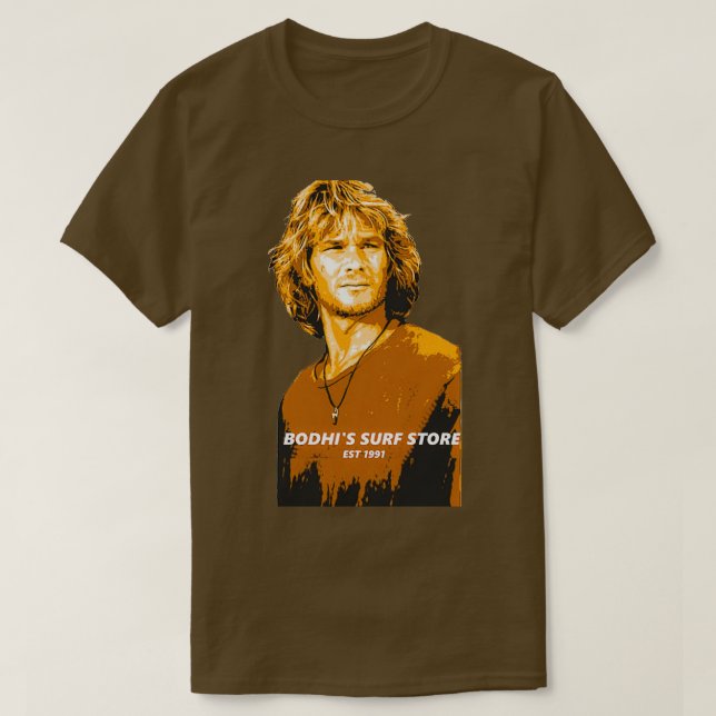 Bodhis Surf Shop Unique Design Custom Artwork Hood T-Shirt (Design Front)