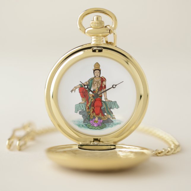 Bodhisattva of Compassion Pocket Watch (Inside)