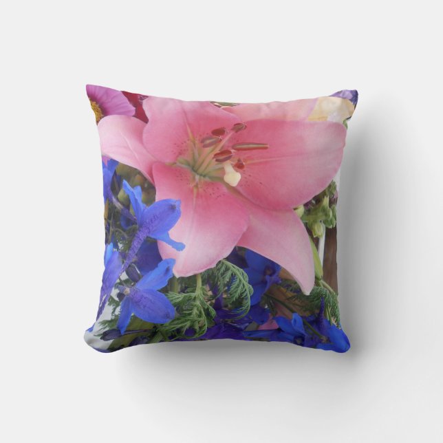 Bodichon Throw Pillow (Front)