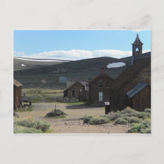 Bodie Ghost Town Postcard (Front)