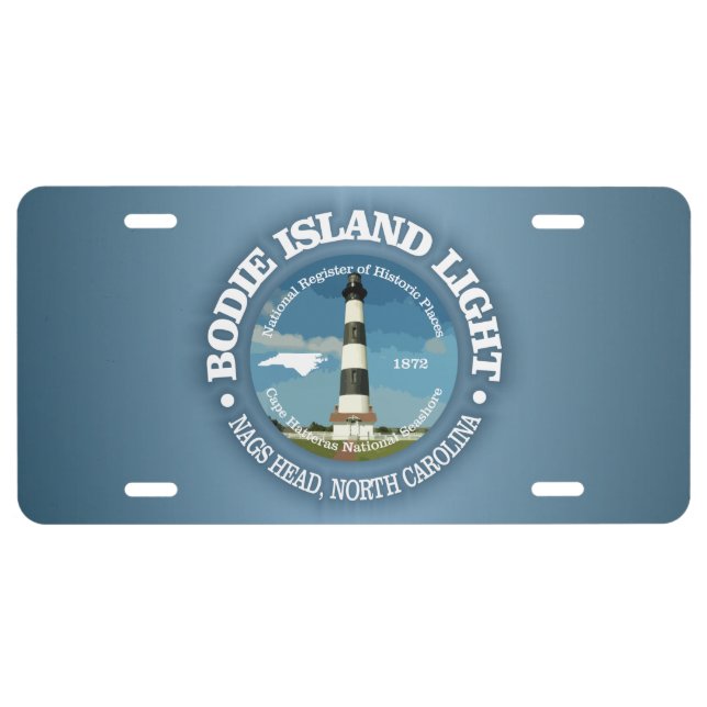 Bodie Island Light License Plate (Front)