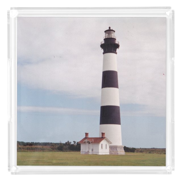 Bodie Island Lighthouse Acrylic Tray (Front)