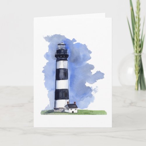 Bodie Island Lighthouse blank greeting card