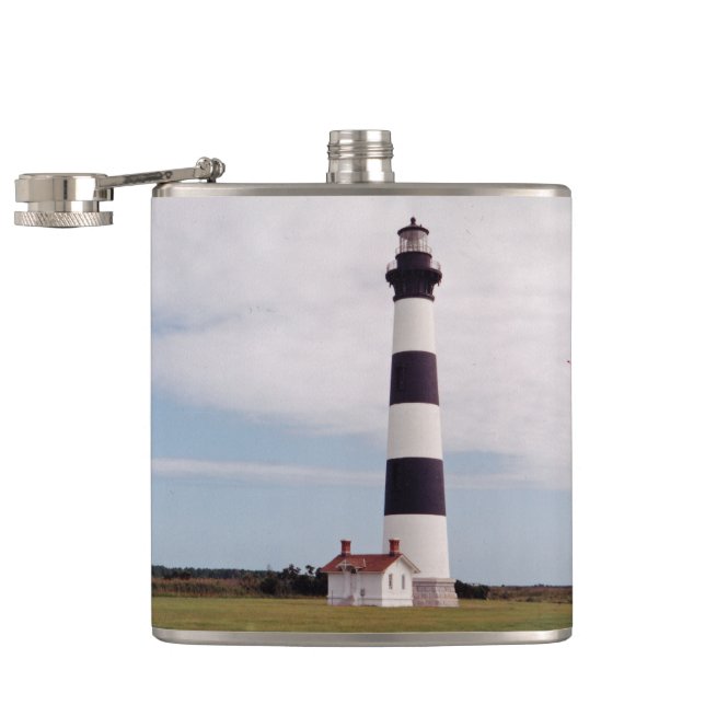 Bodie Island Lighthouse Flask (Opened)