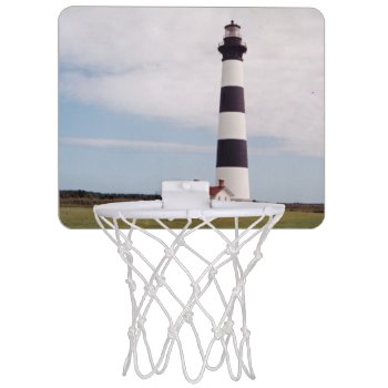 Bodie Island Lighthouse Mini Basketball Hoop by JTHoward at Zazzle