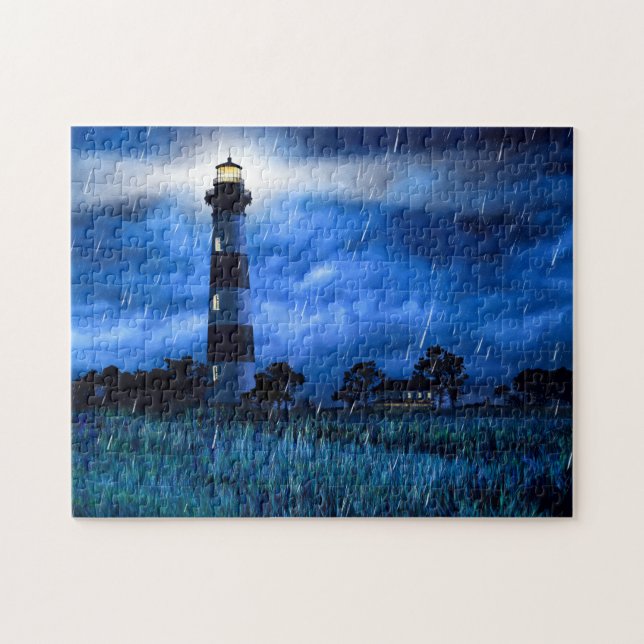 Bodie Island Lighthouse - NC Jigsaw Puzzle (Horizontal)