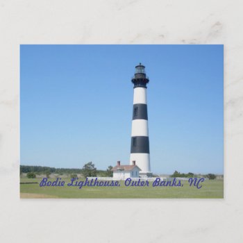 Bodie Island Lighthouse Obx North Carolina Postcard by CarolsCamera at Zazzle