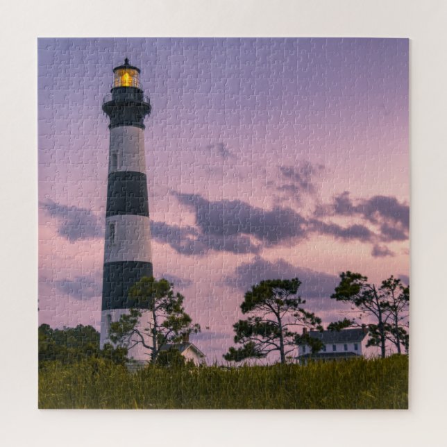 Bodie Island Lighthouse Outer Banks North Carolina Jigsaw Puzzle (Vertical)
