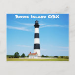 Bodie Island Lighthouse - Outter Banks, Nc Postcard at Zazzle