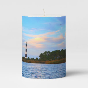 Bodie Island Lighthouse Pillar Candle