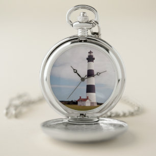 Bodie Island Lighthouse  Pocket Watch