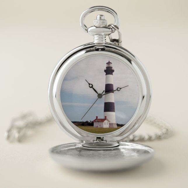 Bodie Island Lighthouse  Pocket Watch (Inside)