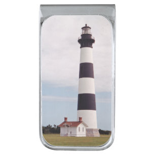 Bodie Island Lighthouse Silver Finish Money Clip