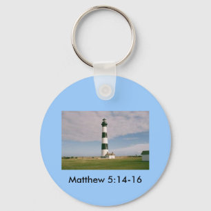 Bodie Lighthouse, Matthew 5:14-16 Keychain