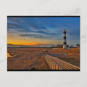Bodie Lighthouse, North Carolina Postcard