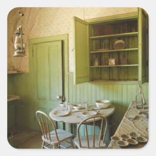 Bodie State Historic Park, California, USA Square Sticker