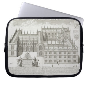 Bodleian Library, Oxford, from 'Oxonia Illustrata' Laptop Sleeve