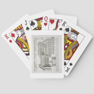 Bodleian Library, Oxford, from 'Oxonia Illustrata' Poker Cards