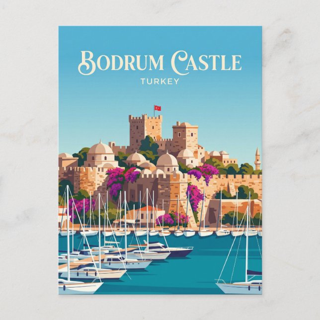 Bodrum Castle Turkey Postcard (Front)