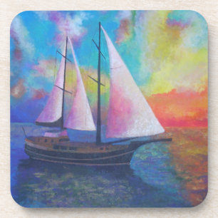Bodrum Turquoise Coast Gulet Cruise Drink Coaster