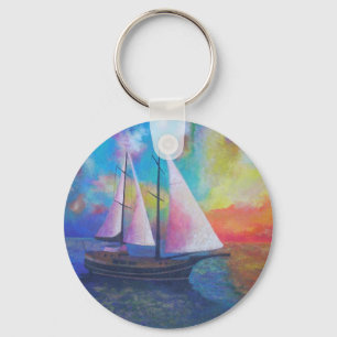 Bodrum Turquoise Coast Gulet Cruise Keychain