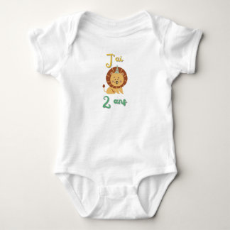 Body 2 years Lion - Birthday gift 2 years Baby Bodysuit