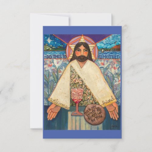 Body and Blood Eucharist prayer card