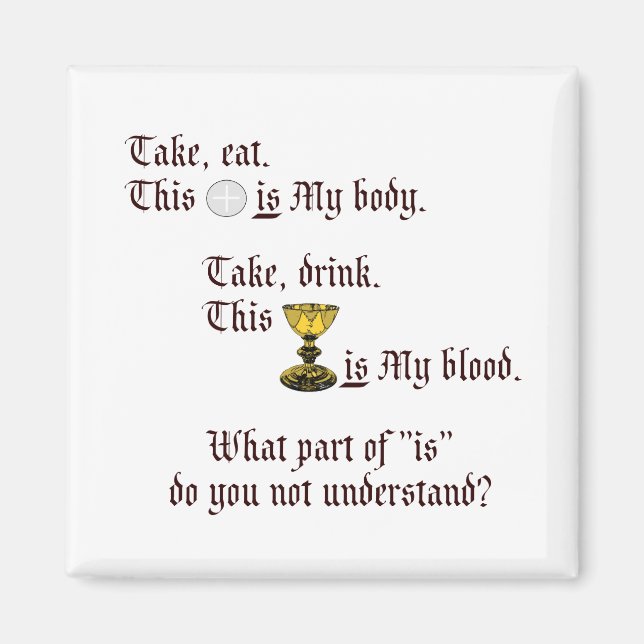 Body and Blood Magnet (Front)