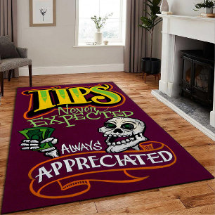 Body Art Décor: Tattoo-Inspired Room Rug