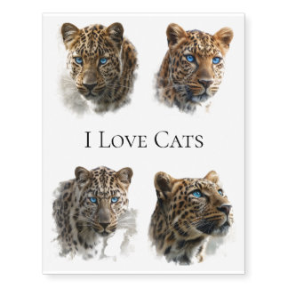 Body Art Leopards  Temporary Tattoos