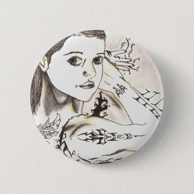 Body Art Pinback Button (Front)