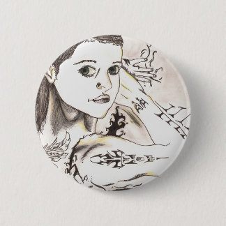 Body Art Pinback Button