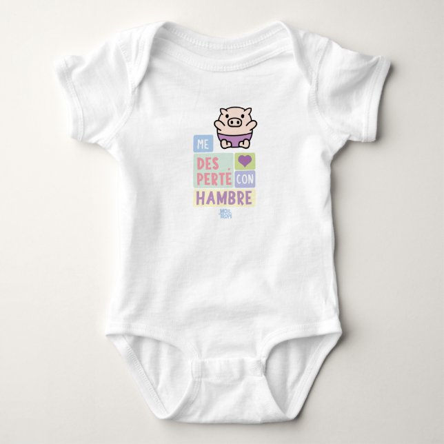 Body Bebé Pregnancy I woke up hungry Baby Bodysuit (Front)