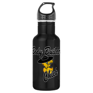 Body Builder Chick #4 Stainless Steel Water Bottle